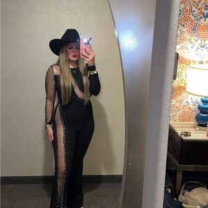 Punchy blonde jumpsuit